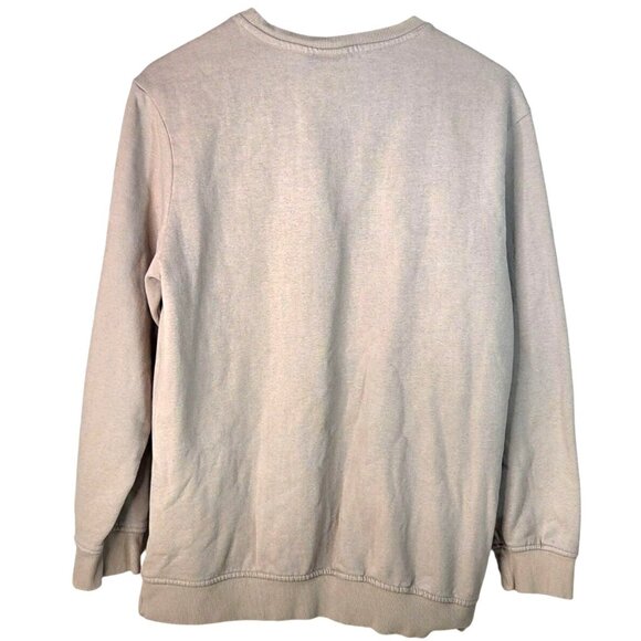 Harvard University Logo Sweatshirt Regular Fit by H&M Beige Cotton Blend Small - Picture 2 of 5